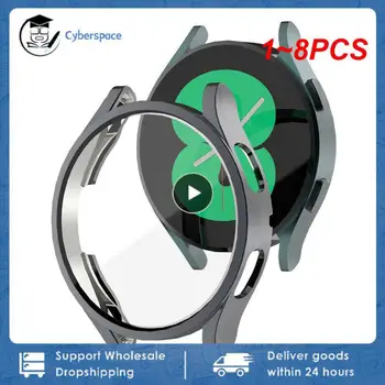 1-8 бр. Защитен калъф За Samsung Galaxy Watch 6 5 4 44 мм 40 мм Силиконов TPU Пълна Броня екран Протектор За Samsung Active 2