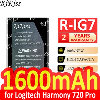 1600 ма KiKiss Мощна батерия R-IG7 (Harmony 880) за Logitech Harmony 720Pro 780 785 880Pro 885 890Pro 895 900Pro 720 Pro