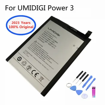 2023 Нова оригинална батерия за телефон UMI за UMIDIGI Power 3 Power3 6150 ма, дълго време на изчакване, Разменени батерията В наличност + инструменти