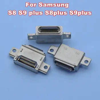 50 бр. Конектор Micro USB Конектор за зареждане на Портове и Конектори Конектор на докинг станция За Samsung S8 S9 plus S8plus S9plus кабел за зареждане опашката конектор резервни части