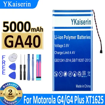 5000 mah YKaiserin Батерия GA40 за Motorola Moto G4 за G4 Plus G4Plus XT1625 XT1622 XT1642 XT1640 xt1626 XT1644 XT1643 SNN5970A