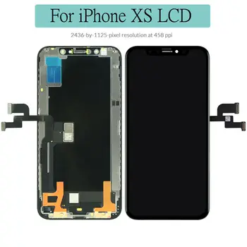 AMOLED LCD дисплей за iphone X XS LCD дисплей с сензорен екран Дигитайзер възли За iPhone XS X Смяна на LCD дисплей, 100% Тест