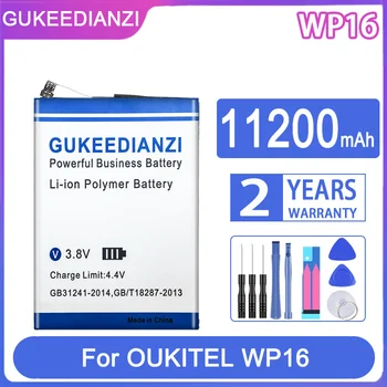 GUKEEDIANZI Взаимозаменяеми батерия WP 16 (S95) 11200 ма за OUKITEL WP16 Bateria