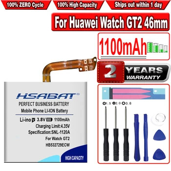 HSABAT 1100 mah HB532729ECW Батерия за Huawei Watch GT2 GT 2 46 мм