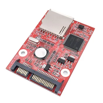 MMC SD SDHC 2.0 Високоскоростно карта-адаптер SATA-SD-карта-адаптер SATA HDD за безопасно цифрово преобразуване
