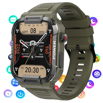 Smart-часовници, Многофункционален Фитнес тракер Bluetooth SmartWatch, Цветен екран 1,85 инча със Спортен наблюдение на сърдечната честота и артериалното налягане