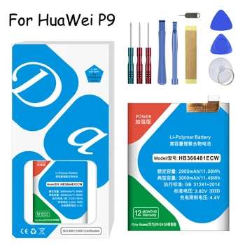 XDOU 3000 mah HB366481ECW Батерия За Huawei Honor 5C 6C 7A 7C Pro 8 9 P9 P10 P20 Lite Y6 P 8Lite 9lite Интелигентни Безплатни Комплекти Инструменти