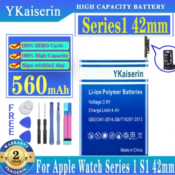 YKaiserin Series1 Series2 Series3 38 мм 42 мм GPS LTE Батерия за Apple Watch iWatch Series 1 2 3 S 1 2 3 S1 S2 S3 Batterij