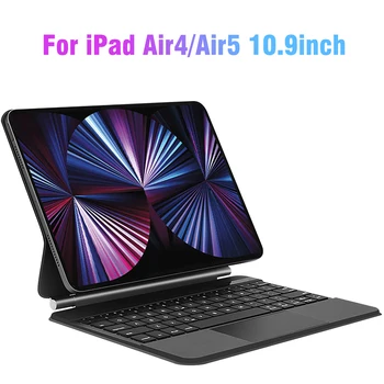 iFacemall Магическа клавиатура с подсветка за iPad Air5 iPad Air4 10.9 in case Keyboard folio