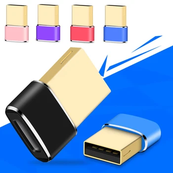 Адаптер за зарядно устройство USB2.0 към конектора Type C OTG Type-C към USB конектора Type-c Адаптивен конвертор За КОМПЮТРИ MacBook Авто USB