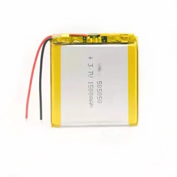 Акумулаторна батерия от 3.7 На 1500 mah 505050 Литиево-полимерно-йонна Батерия За DVD, ЛАПТОП, ТАБЛЕТ, GPS ЗАРЕЖДАНЕ TREASURE POWER SMART WATCH MP4