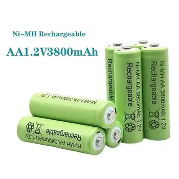 Батерия 3800mAh AA 1.2 V Ni-MH акумулаторна батерия за играчка дистанционно управление, Акумулаторни батерии тип AA 1.2 v 3800mah