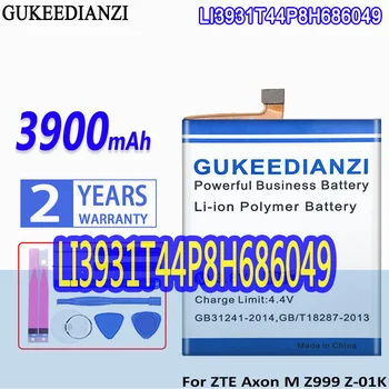 Батерия GUKEEDIANZI Голям Капацитет LI3931T44P8H686049 3900 mah За ZTE Axon M Z999 Z-01K Bateria