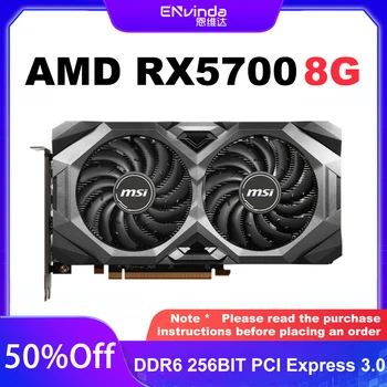 Видеокартата MSI AMD RX5700 8G GPU GDDDR6 256Bit 8PIN + 6PIN Rx 5700 8gb Поддържа Компютърни игри серия Office