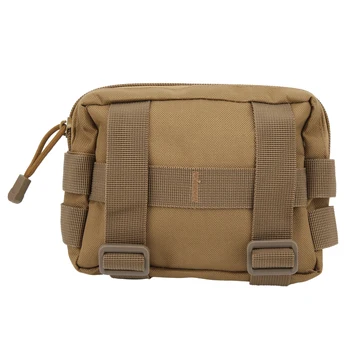 Военна поясная чанта от плътна вязаной тъкан, поясная чанта за компактни светкавици за улицата, риболов, каране на колело