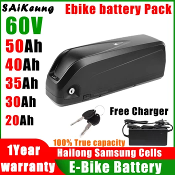 Електрически велосипед Fiets Accu Akku 60V Литиева батерия 20ah 30ah 35ah 40ah 50ah Акумулаторна Батерия За Bafang 2000W 1500W мощност 1000 w 800W