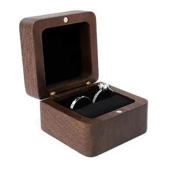 Кутия за обеци Компактно пръстен Подарък калъф Антични окачване Кутия за пръстените decoración hogar