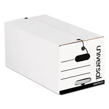 Кутия за съхранение на връзки /бутони, букви, ПЛОСКОСТИ, бял, 12 броя в кутия