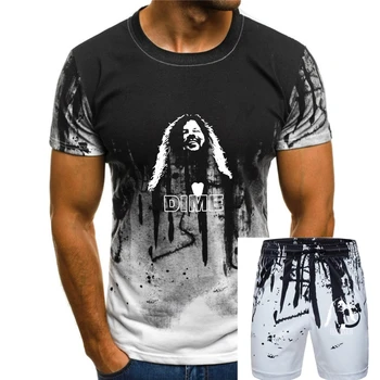 Мъжка тениска, потник, Dimebag Darrell White, стилизирано изображение легенди Pantera, черна тениска S-4XL, дамска тениска