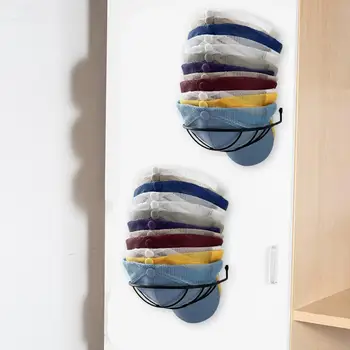 Надеждно решение за съхранение на шапки Здрава стенни метална стойка за съхранение на шапки Спестява пространство благодарение на това безударному на притежателя за съхранение на до