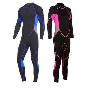 Неопрен за цялото тяло, от 3 мм, който запазва топлина в студена вода, Неопреновый костюм за гмуркане, Мъжки Женски бански костюм за гмуркане, сърф, за гмуркане