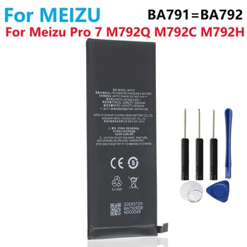 Оригинална Батерия 3000mAh BA792 За смартфон Meizu Pro 7 M792Q M792C M792H Високо Качество С номер за проследяване