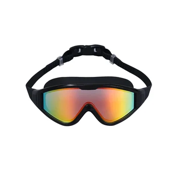 Очила за плуване с защита от замъгляване, Поляризирани, UV-защита, не текат, Очила за басейн с широк преглед за възрастни, Мъже, жени, младежи Над 15 години