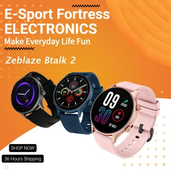 Смарт часовници Zeblaze Btalk 2, съвместими с Bluetooth За провеждане на разговори в 100 + фитнес режим, AMOLED-дисплей, за извършване и приемане на повиквания