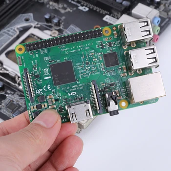 за Raspberry Pi Model 3 B + По-бърз Ethernet за Raspberry Pi Model 3 B + Стартов пакет 4.1/4.2, който е съвместим с Bluetooth и WiFi